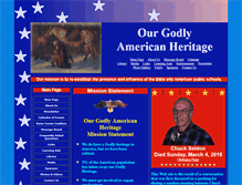 Tablet Screenshot of ourgodlyamericanheritage.com